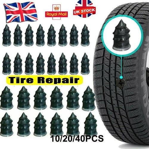 Car tyre puncture - tyre,