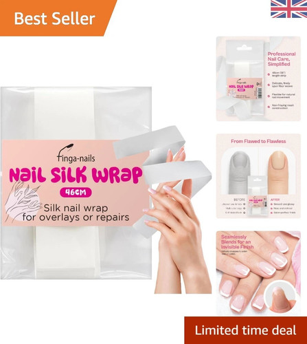 46cm clear nail wrap - wrap, elegant
