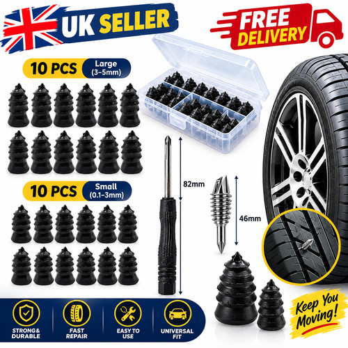 Tubeless tyre puncture - puncture, repair