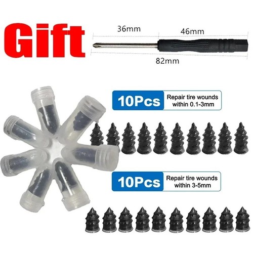 Universal tire repair screw - tire,