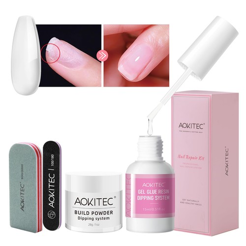 Piece dip powder nail - piece,